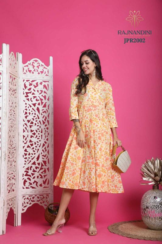 Rajnandini Sparkle Series 141 to 2003 Cotton Printed Wholesale Readymade Kurtis in Surat