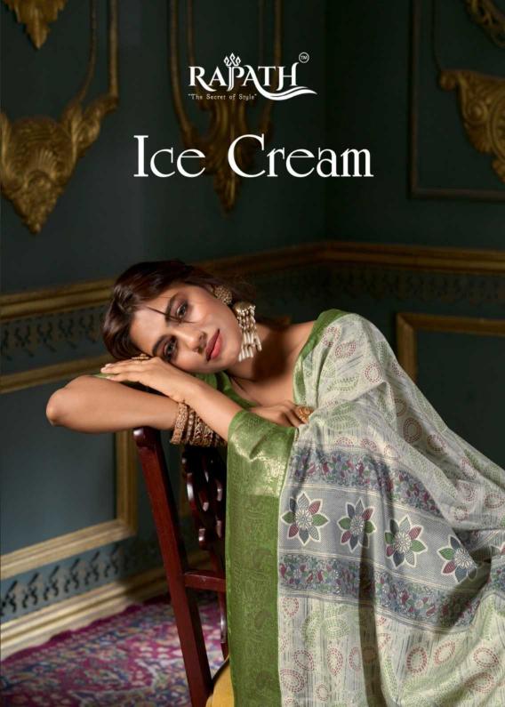 Rajpath Ice Cream Series 570001-570006 Silk Popular Design Wholesale Sarees in Surat