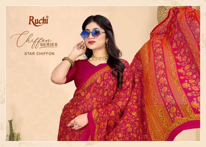 Ruchi Star Chiffon Vol 179 Series 38601 to 38603 Fancy Wholesale Sarees in Surat