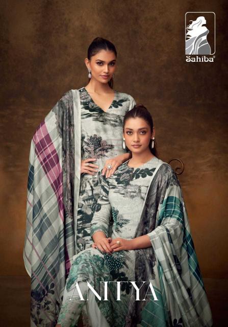 Sahiba Anitya Series 5230-5265 Steple Twill Digital Printed Palazzo Stylish Wholesale Salwar Kameez in Surat