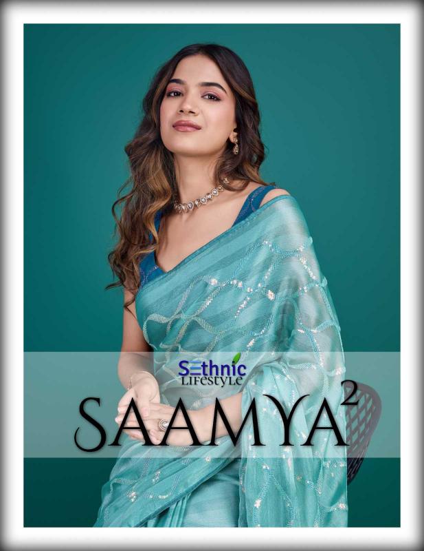 sethnic lifestyle saamya vol 2 series 47001 to 47005  georgette wholesale saree in surat 