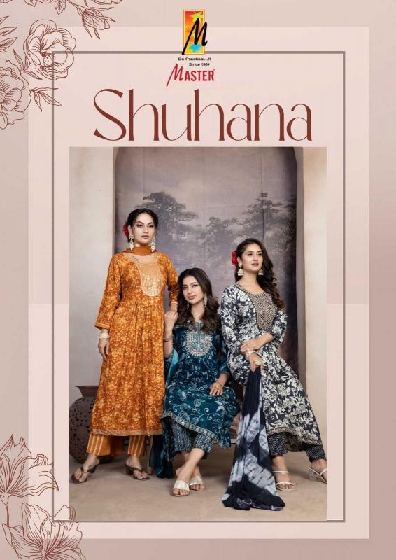 Shuhana Master Series 101-108 Rayon Print Wholesale Readymade Casual Salwar Suits in Surat