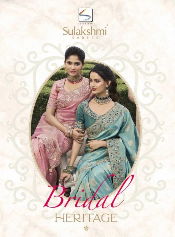 Sulakshmi Bridal Heritage Series 4001-4012 Traditional Tissue Silk Wholesale Sarees in Surat