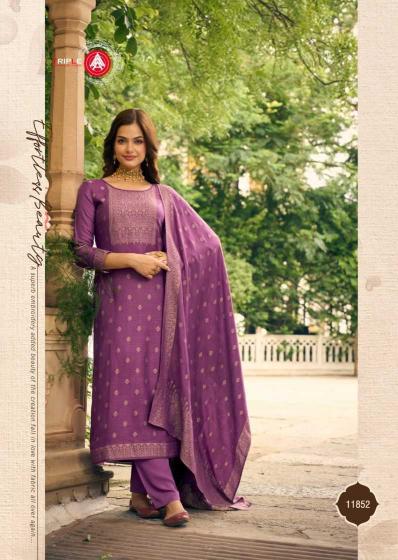 Triple A Anjum Series 11851 to 11856: Viscose Pashmina Wholesale Salwar Kameez in Surat