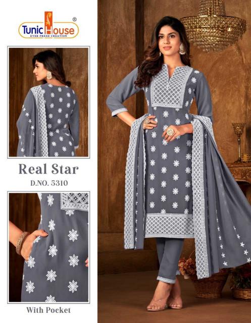 Tunic Housr Real Star Series 5306-5321 Designer Readymade Wholesale Suit Set Combo in Surat