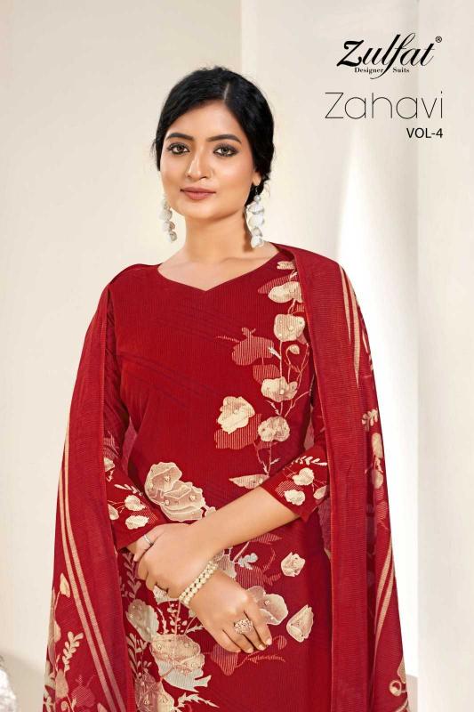 Zulfat Zahavi Vol 4 Series 580001-580006 Viscose Rayon Print Wholesale Salwar Kameez in Surat