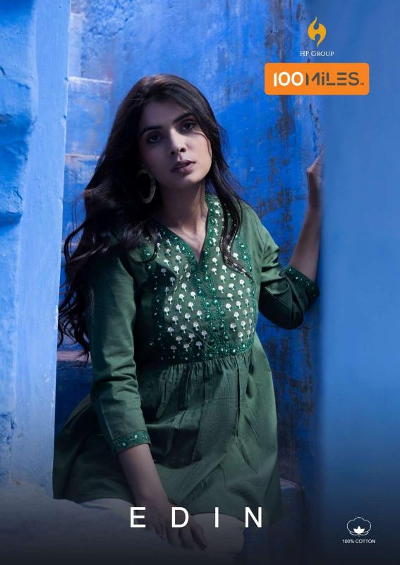 100 miles edin series 01-04 Pure cotton Wholesale kurti in Surat