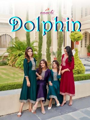 aanchi dolphin series 1001-1004 VICHITRA Wholesale kurti in Surat