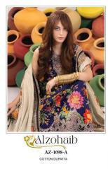 alzohaib 1098 pure cotton print Wholesale Salwar Kameez in Surat