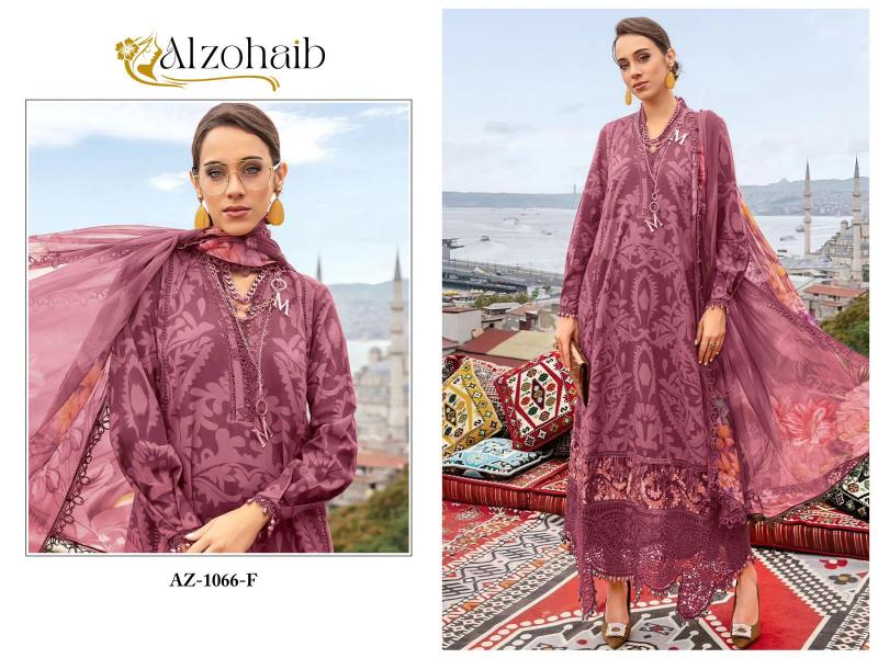 ALZOHAIB D.No. 1066 Cotton Wholesale Salwar Kameez in Surat