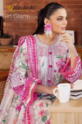 alzohaib girl glam series 1049-1051 pure cotton print  Wholesale Salwar Kameez in Surat