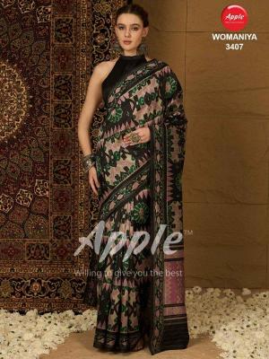 apple womaniya vol 34 series 3401-3412 BHAGALPURI Wholesale Saree in Surat