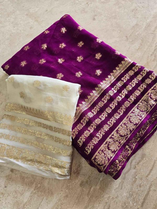 ARPITA-5 Viscose Georgette Wholesale Saree in Surat