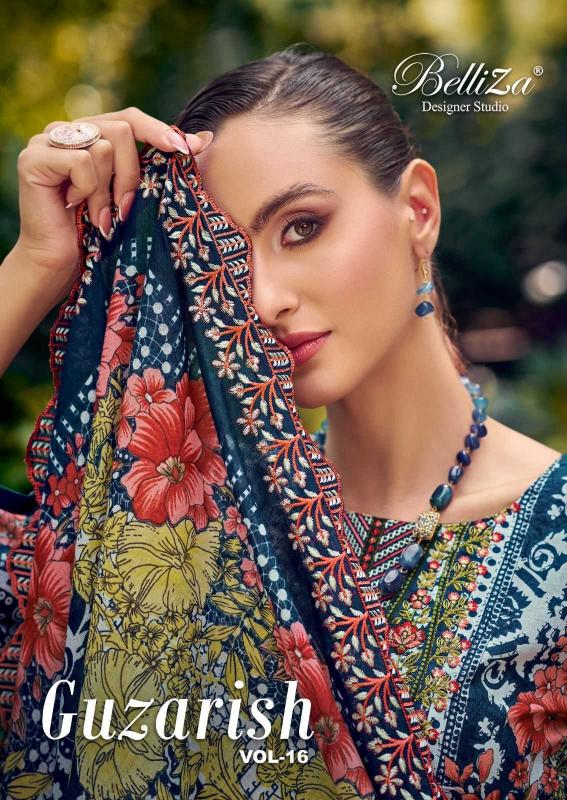 belliza guzarish vol 16 series 1001101-1001108  Pure Cotton Wholesale Salwar Kameez in Surat