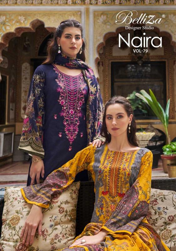 belliza naira vol 79 series 993001-993008 Pure Cotton Wholesale Salwar Kameez in Surat