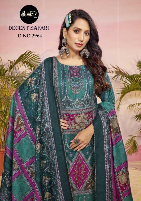 bemitex decent safari 2964 Pure VISCOSE PASHMINA Wholesale Salwar Kameez in Surat