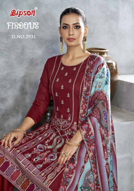 bipson firdous 2931 Pure VISCOSE PASHMINA Wholesale Salwar Kameez in Surat