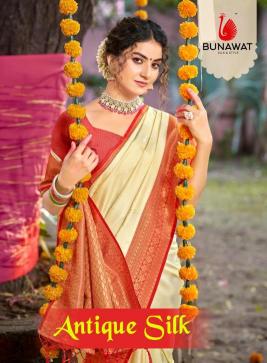 bunawat antique silk series 1001-1006 SILK Wholesale Saree in Surat