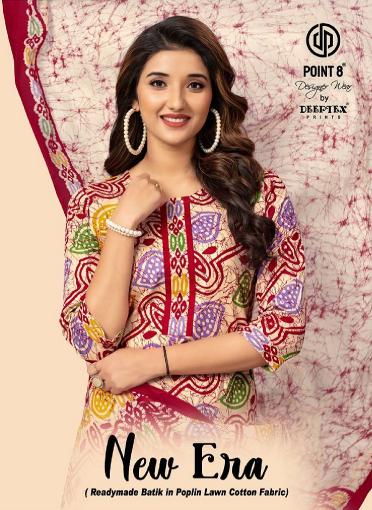 Deeptex New Era Vol-1 series 1001-1008 Heavy Poplin Cotton Wholesale Salwar Kameez in Surat