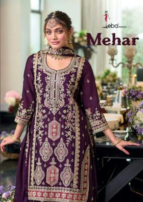 eba lifestyle mehar series 1739-1741 CHINON Wholesale Salwar Kameez in Surat