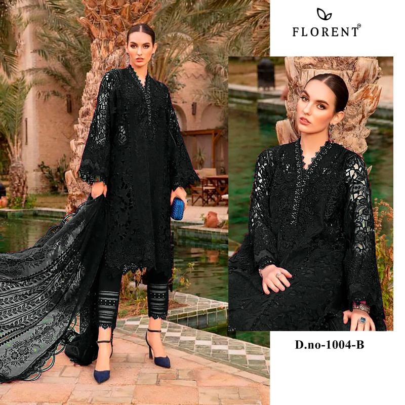 Florent™️ Maria B Colour Vol-1 Design No 1004 Cotton Wholesale Salwar Kameez in Surat