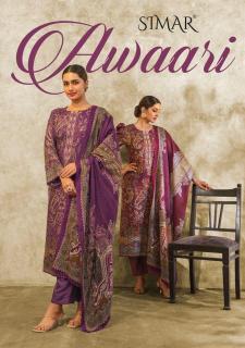 glossy awaari series 8079 PASHMINA Wholesale Salwar Kameez in Surat