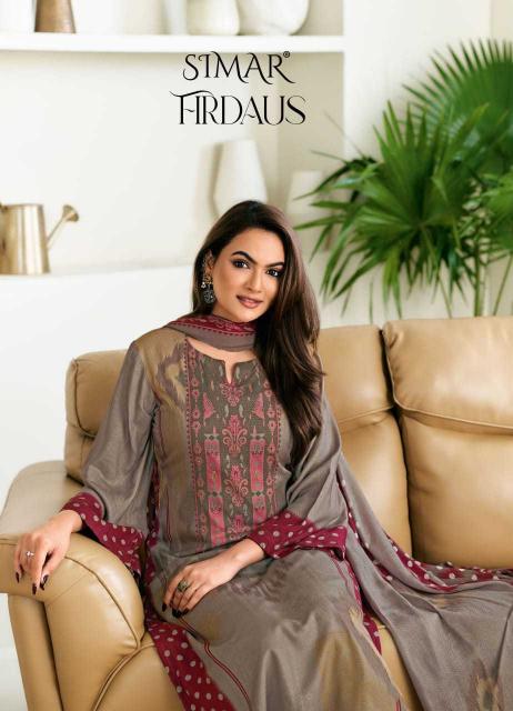 glossy firdaus series 8064 viscose pashmina Wholesale Salwar Kameez in Surat