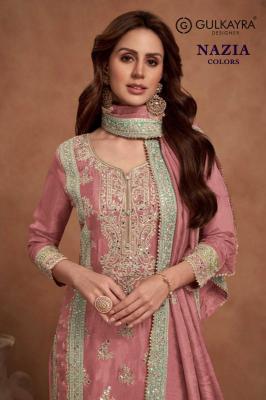 gulkayra nazia colors series 7453 Real Simar Silk Wholesale Salwar Kameez in Surat