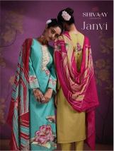 ibiza janvi series 15551-15552 LAWN COTTON Wholesale Salwar Kameez in Surat