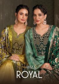 ibiza royal series 1321-1324 PURE MORROCCO  SILK Wholesale Salwar Kameez in Surat