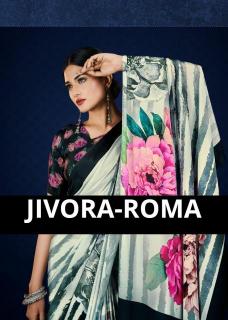 jivora luke fashion roma series 1001-1011 Crape Wholesale Saree in Surat