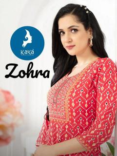 kaya zohra series 01-08 RAYON Wholesale kurti in Surat