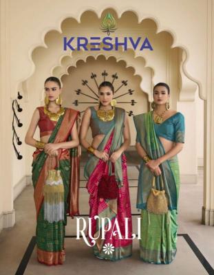 kreshva rupali series 124-129 BANARASI SILK Wholesale Saree in Surat