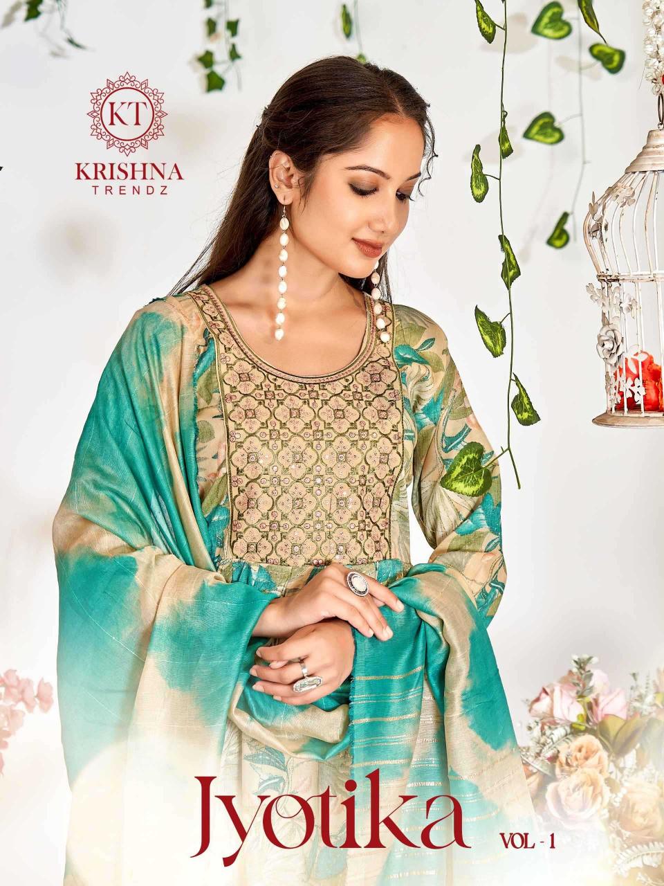 krishna trendz jyotika vol 1 series 1001-1006 CAPSULE PRINT Wholesale Salwar Kameez in Surat