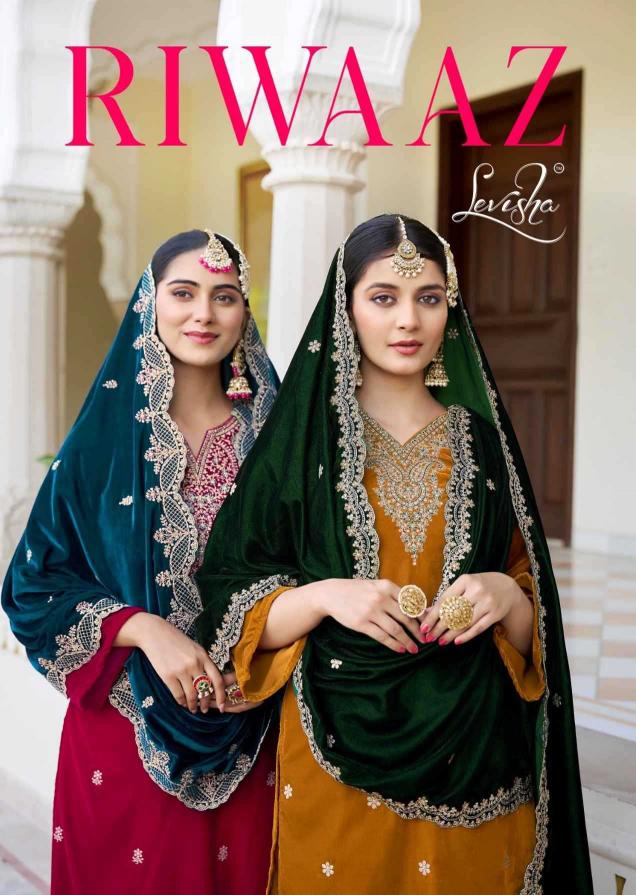 levisha riwaaz series 2013-2018 Pure VELVET 9000 Wholesale Salwar Kameez in Surat