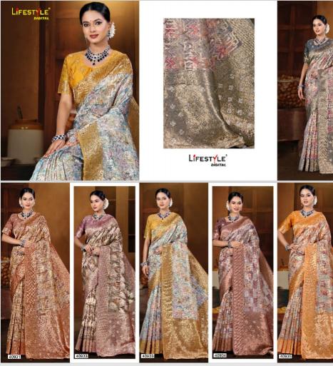 lifestyle golmal SERIES 40931-40936 fancy Wholesale Saree in Surat