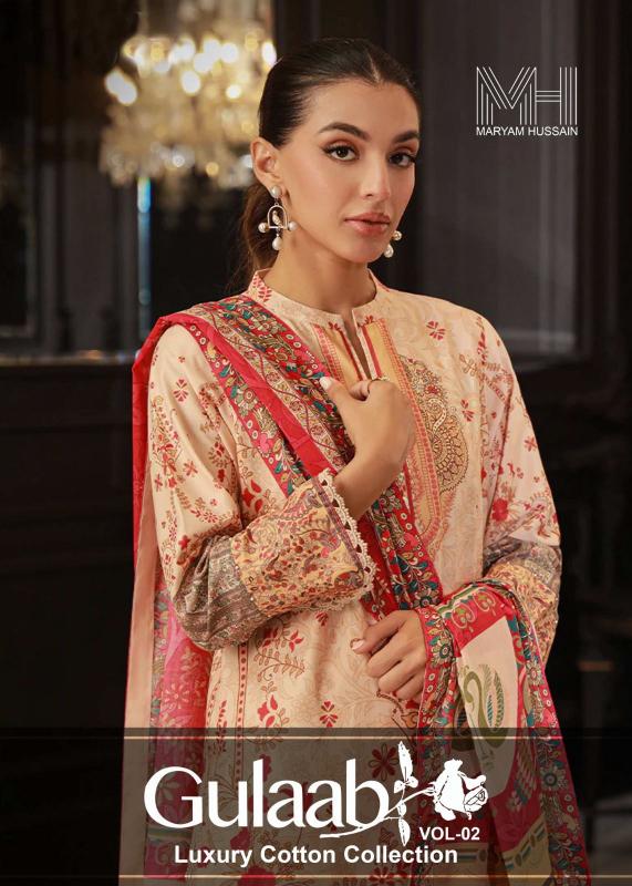 MARYAM HUSSAIN GULAAB  VOL-2 series 201-206 Cotton Wholesale Salwar Kameez in Surat