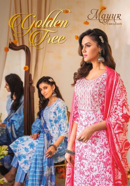 Mayur Golden Tree Vol-1 series 1001-1010 Cotton Wholesale Salwar Kameez in Surat