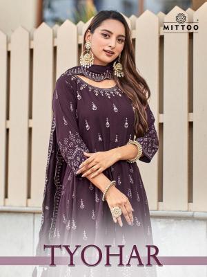 mittoo tyohar series 4001-4004 Rayon Print Wholesale Salwar Kameez in Surat