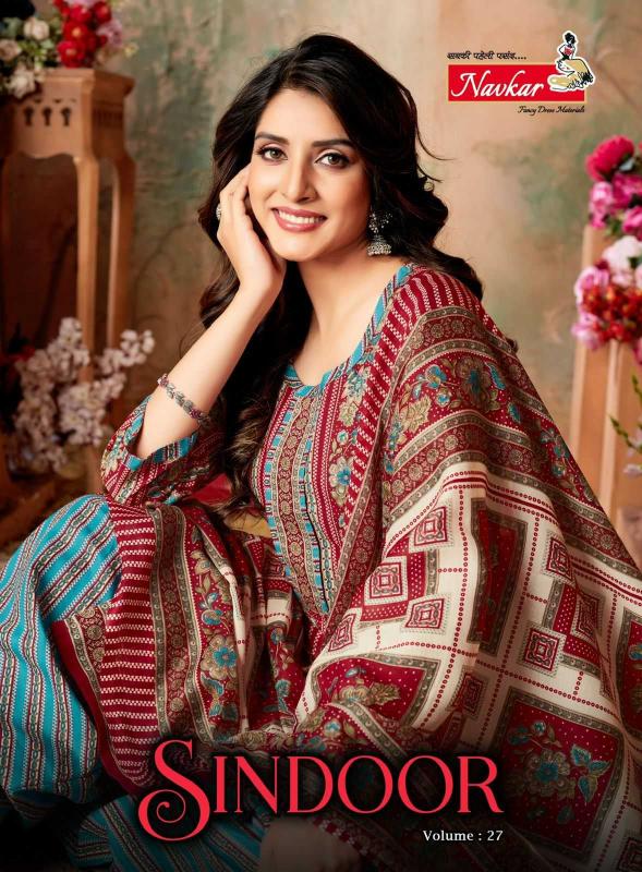 navkar sindoor vol 27 series 2701-2716 COTTON Wholesale Salwar Kameez in Surat