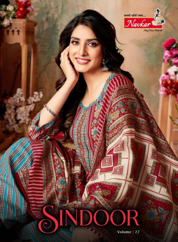 NAVKAR SINDOOR VOL 27 SERIES 2701 TO 2713 Cotton Print Wholesale Readymade Salwar Kameez in Surat