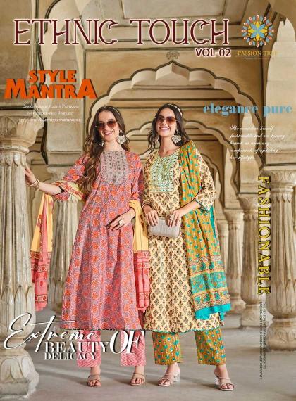 passion tree ethnic touch vol 2 series 2001-2007 Heavy printed Cotton Wholesale Salwar Kameez in Surat