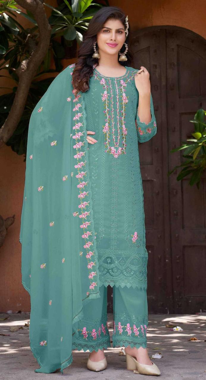 ramsha 1179 A TO D georgette embroidery readymade Wholesale Salwar Kameez in Surat