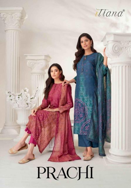 sahiba itrana prachi MUSLIN SILK Wholesale Salwar Kameez in Surat