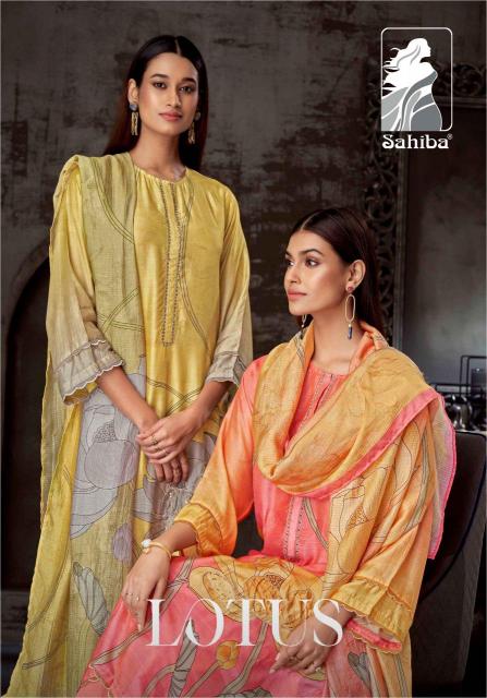 sahiba lotus MUSLIN SILK Wholesale Salwar Kameez in Surat