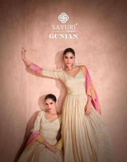 sayuri gunjan series  PURE SIMAR VISCOS JACQUARD SILK Wholesale gown in Surat