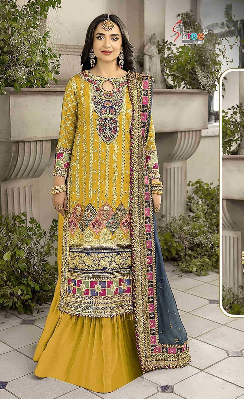 shree fabs k 5181 organza Wholesale Salwar Kameez in Surat