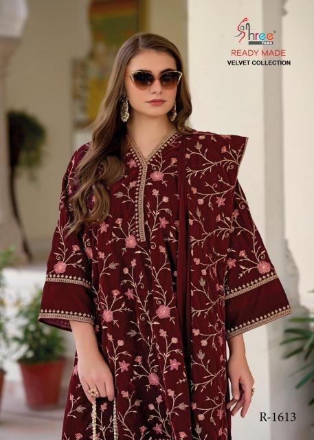 shree fabs r 1613 11000 thousand velvet Wholesale Salwar Kameez in Surat