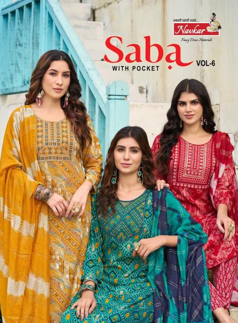 TANIKSH SABA VOL 6 SERIES 6001 TO 6008 Rayon Foil Print Wholesale Readymade Salwar Kameez in Surat