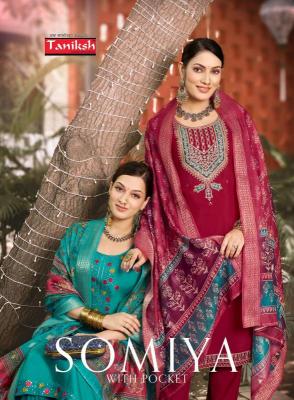 taniksh somiya vol 1 series 1001-1008 ROMAN Wholesale Salwar Kameez in Surat